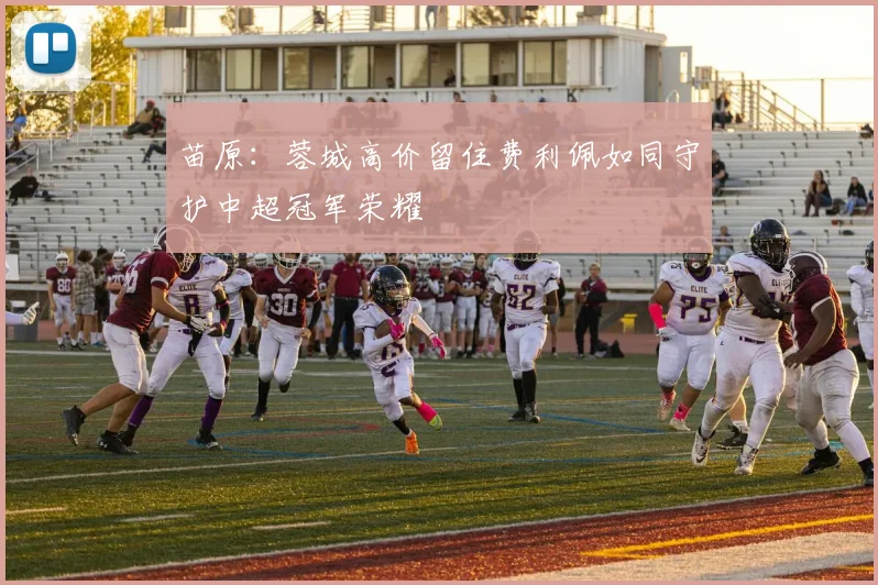 苗原：蓉城高价留住费利佩如同守护中超冠军荣耀